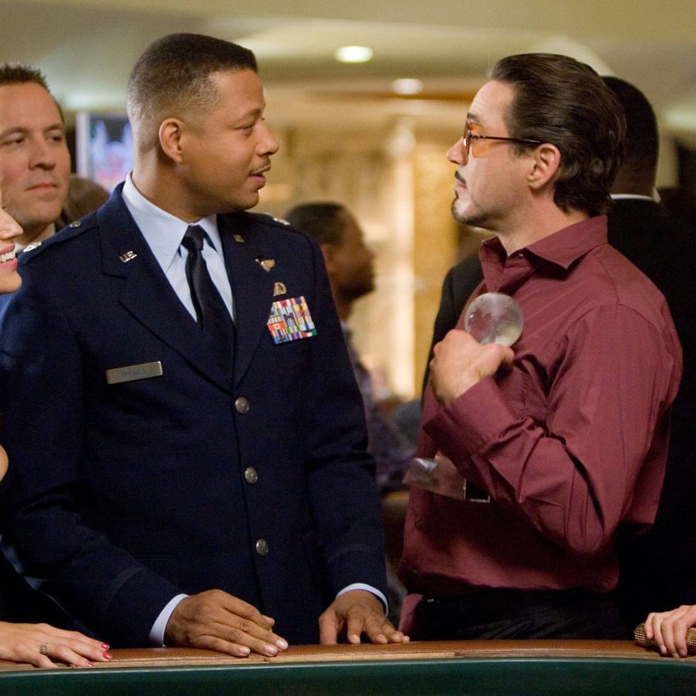 Terrence Howard & Robert Downey Jr. - Iron Man