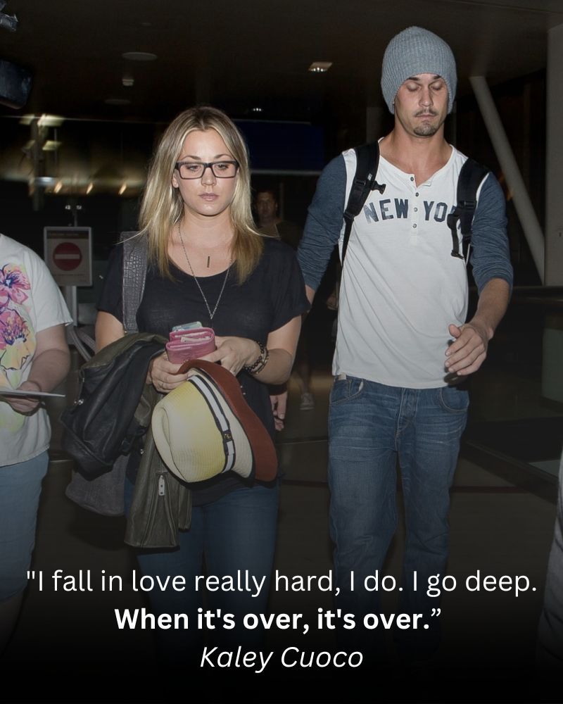 Kaley Cuoco and Ryan Sweeting