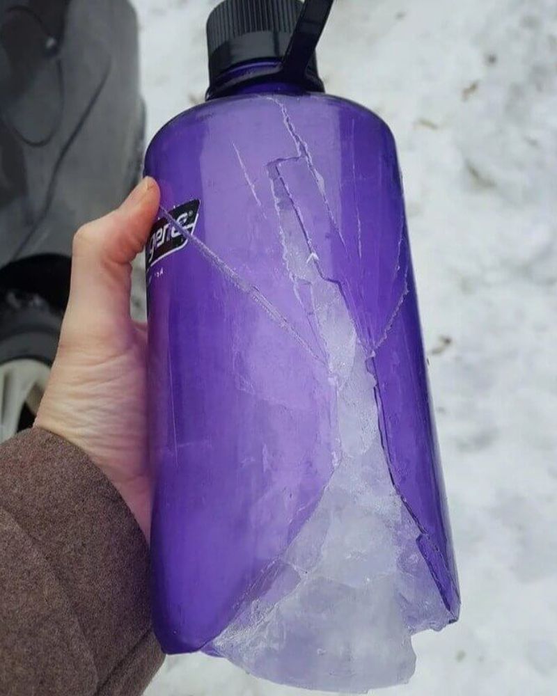 Remove Any Water Bottles From Your Car