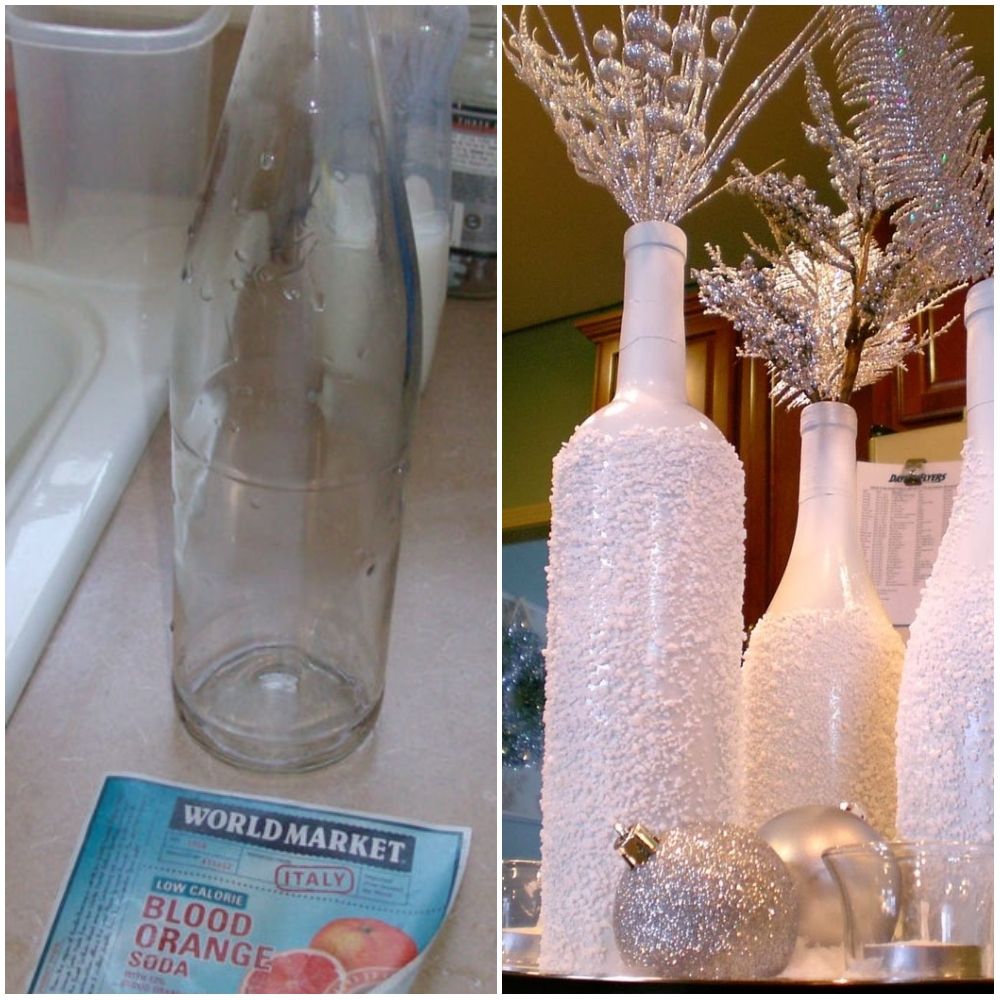 Snowy White Vases