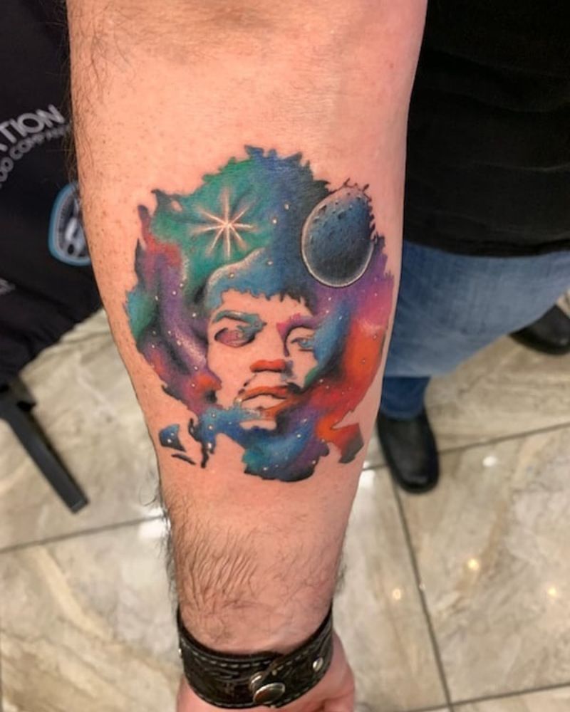 Galaxy-Brained Jimi Hendrix