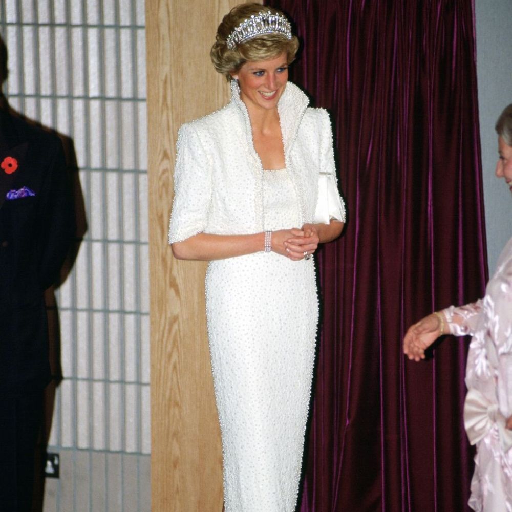 50. Princess Diana in Catherine Walker