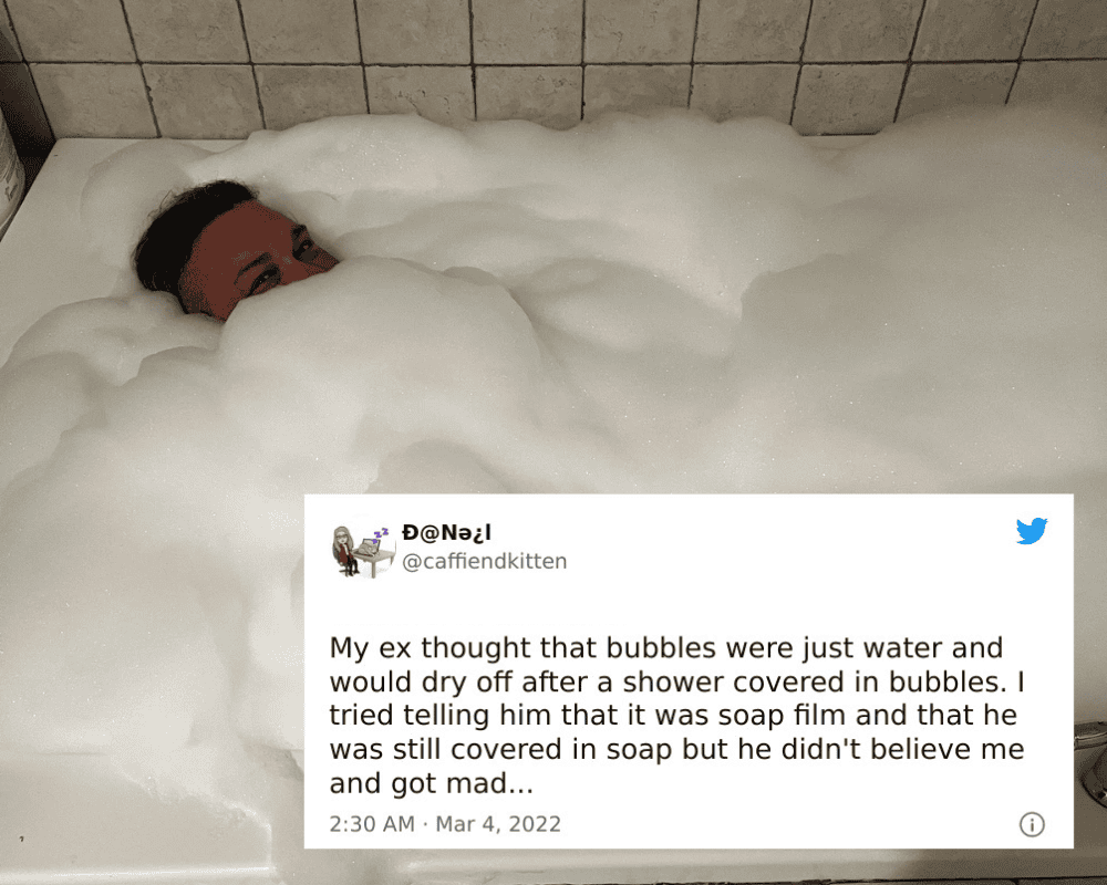 Bubbles Are Just Water