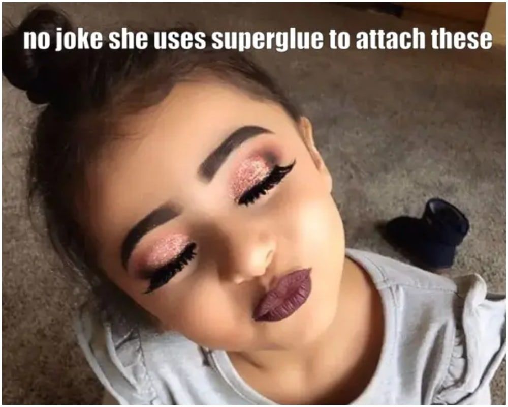Glued to This Look