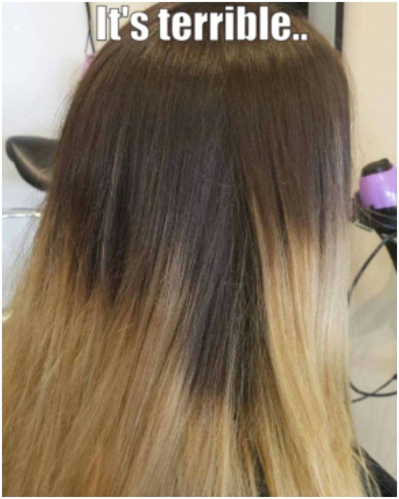 Badly Done Balayage