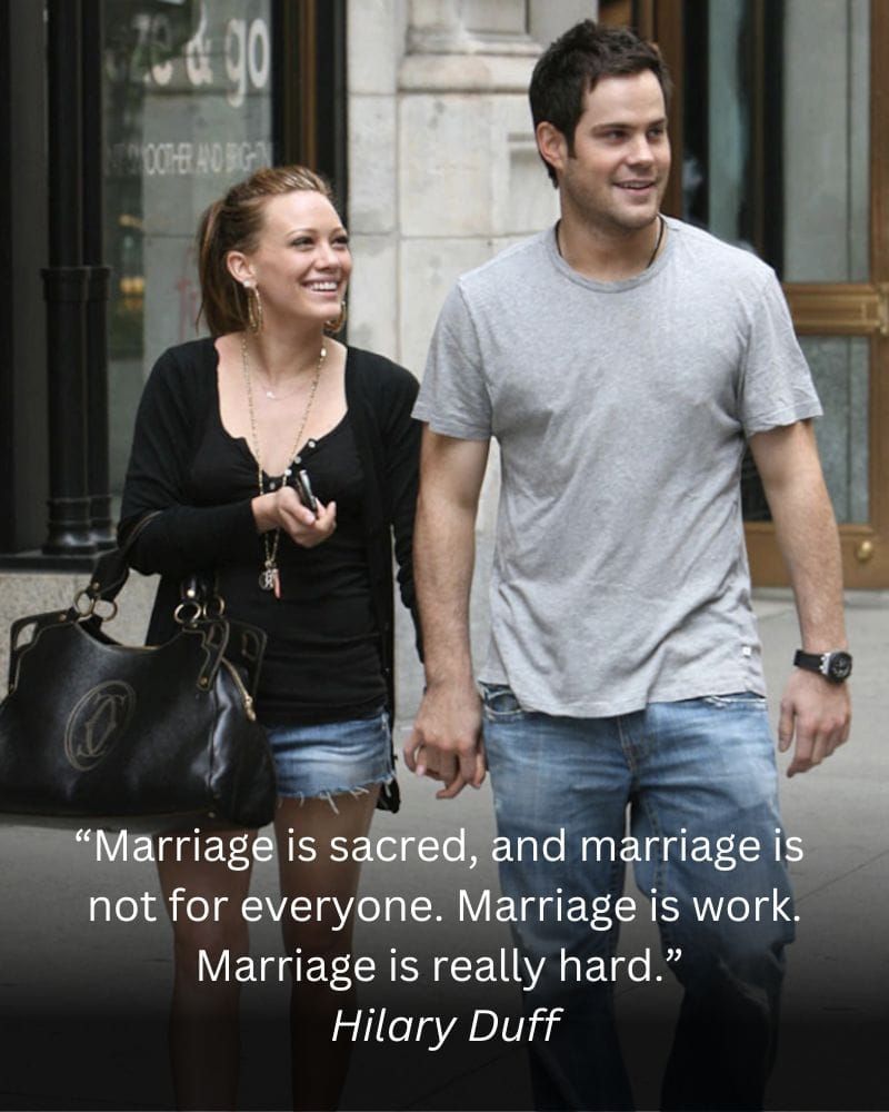 Hilary Duff and Mike Comrie