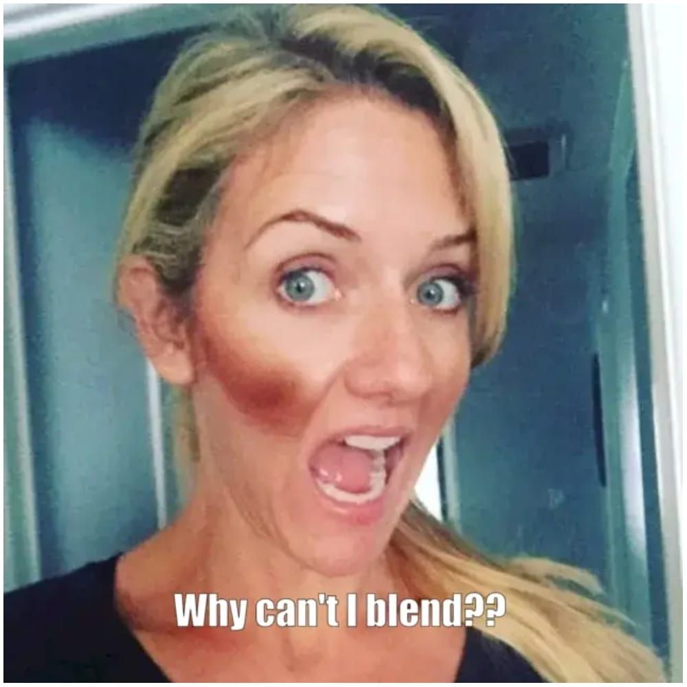 Badly Blended Bronzer
