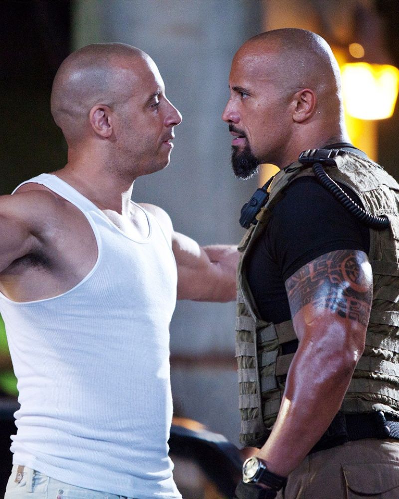 Dwayne “The Rock” Johnson & Vin Diesel - Fast and Furious