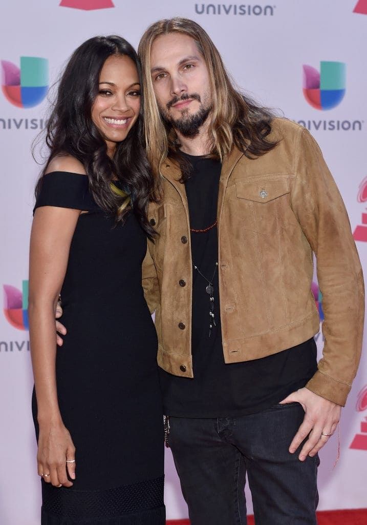 Zoe Saldana & Marco Perego