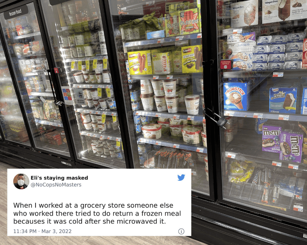 Returning a Frozen Meal