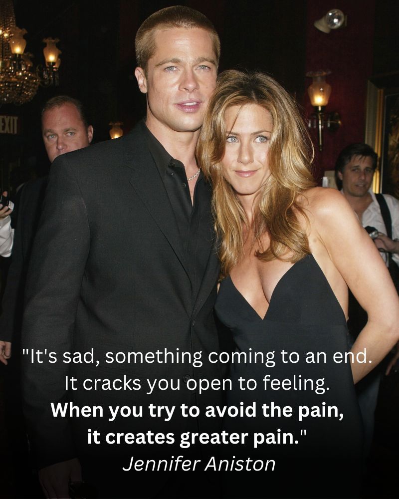 Jennifer Aniston and Brad Pitt
