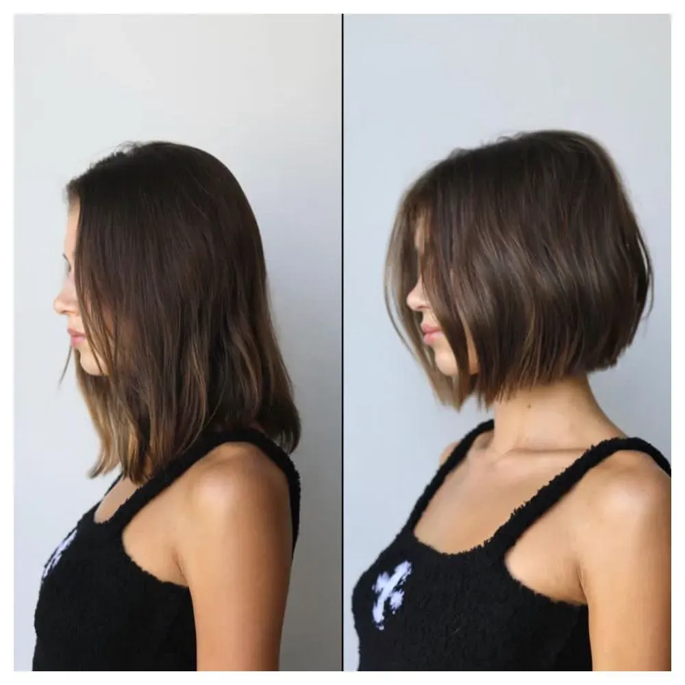 Bold Brunette Bob