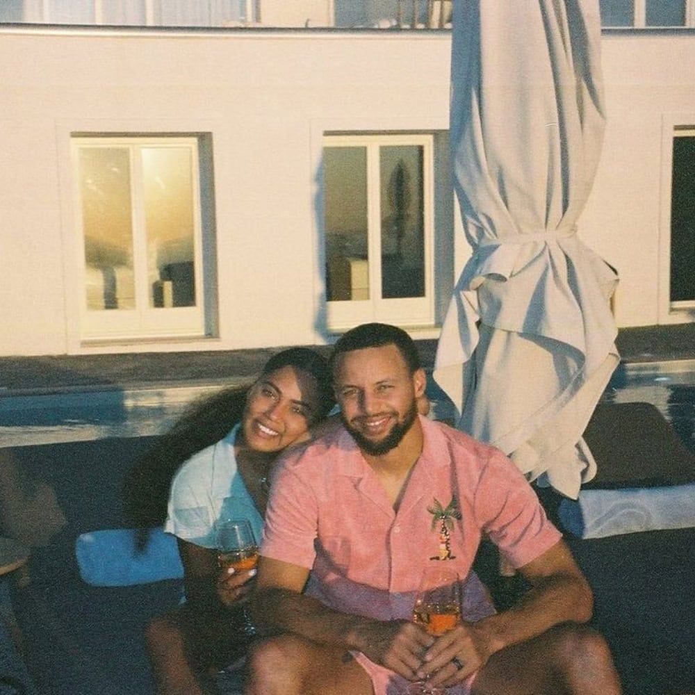 Ayesha and Steph Curry