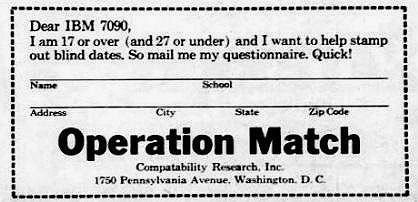 The First Dating “App”