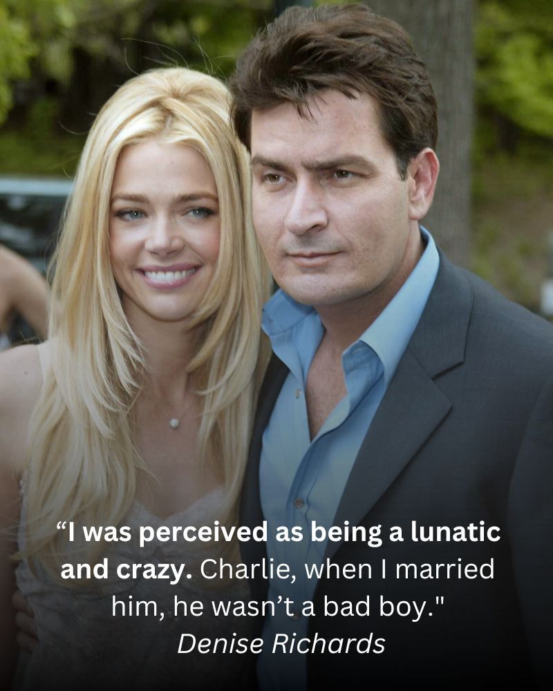 Denise Richards and Charlie Sheen