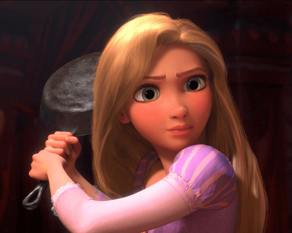 Rapunzel é a única princesa de olhos verdes