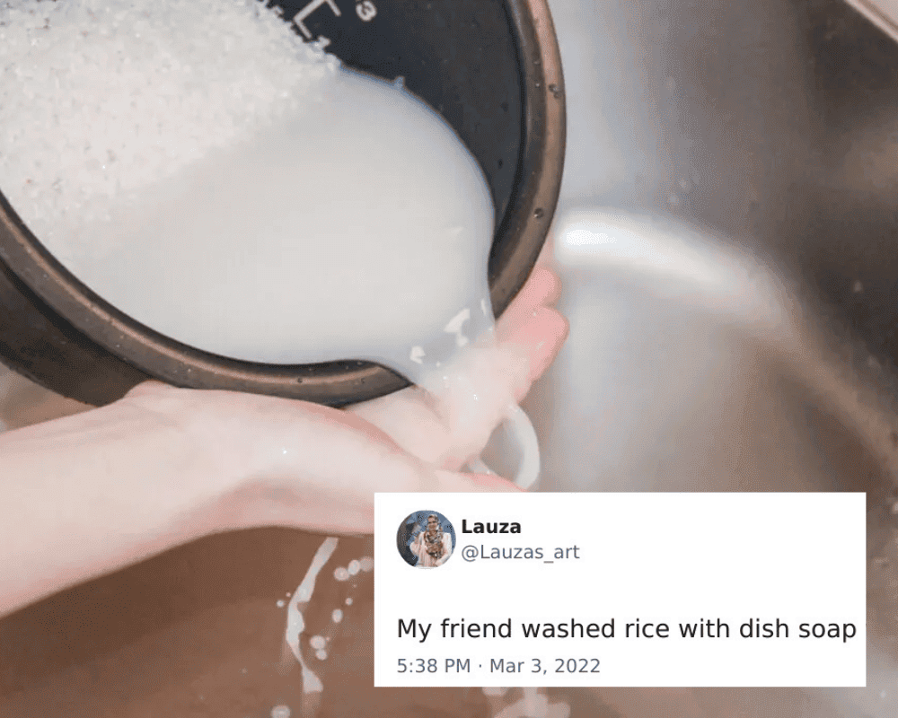 Dish Soap and Rice