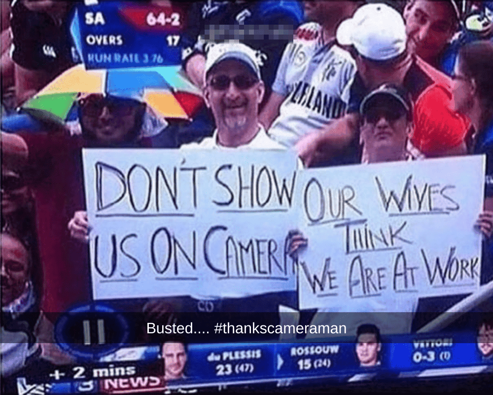 Thanks, Cameraman