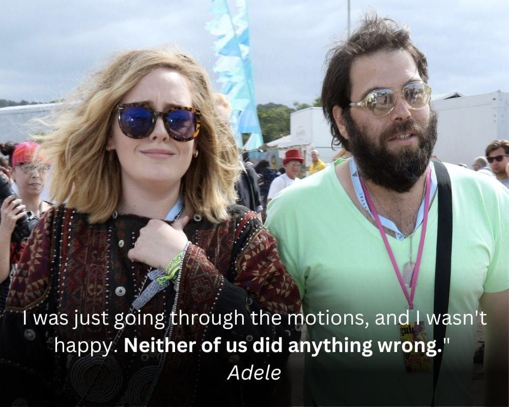 Adele and Simon Konecki