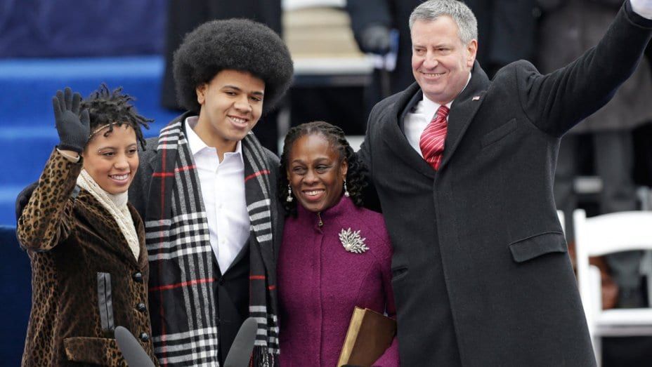 Bill de Blasio & Chirlane McCray