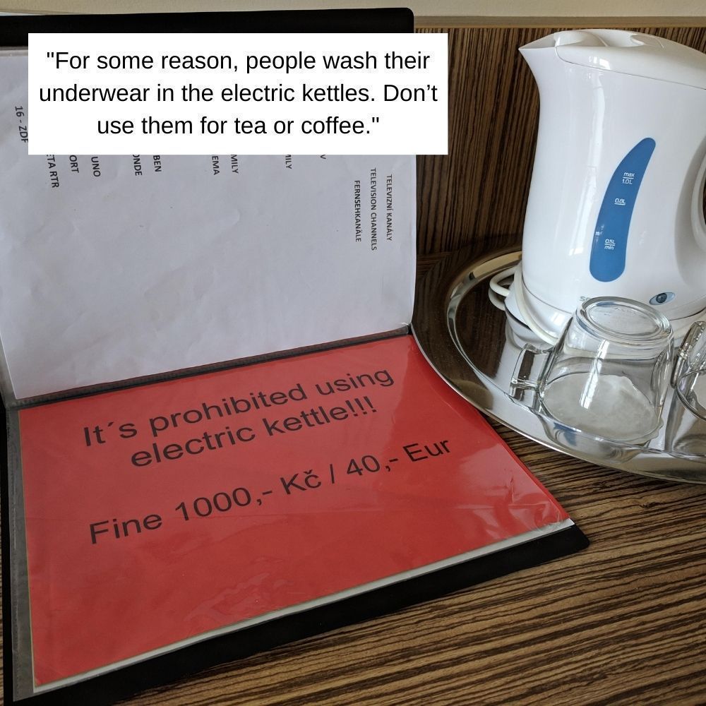 Don’t Use the Electric Kettles