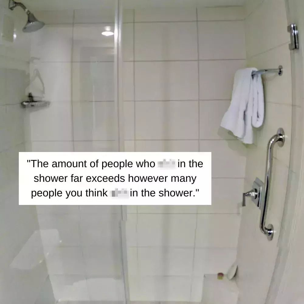 Showers Aren’t for Number Twos
