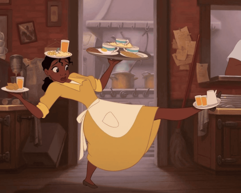 Tiana é a única princesa da Disney com um emprego de verdade