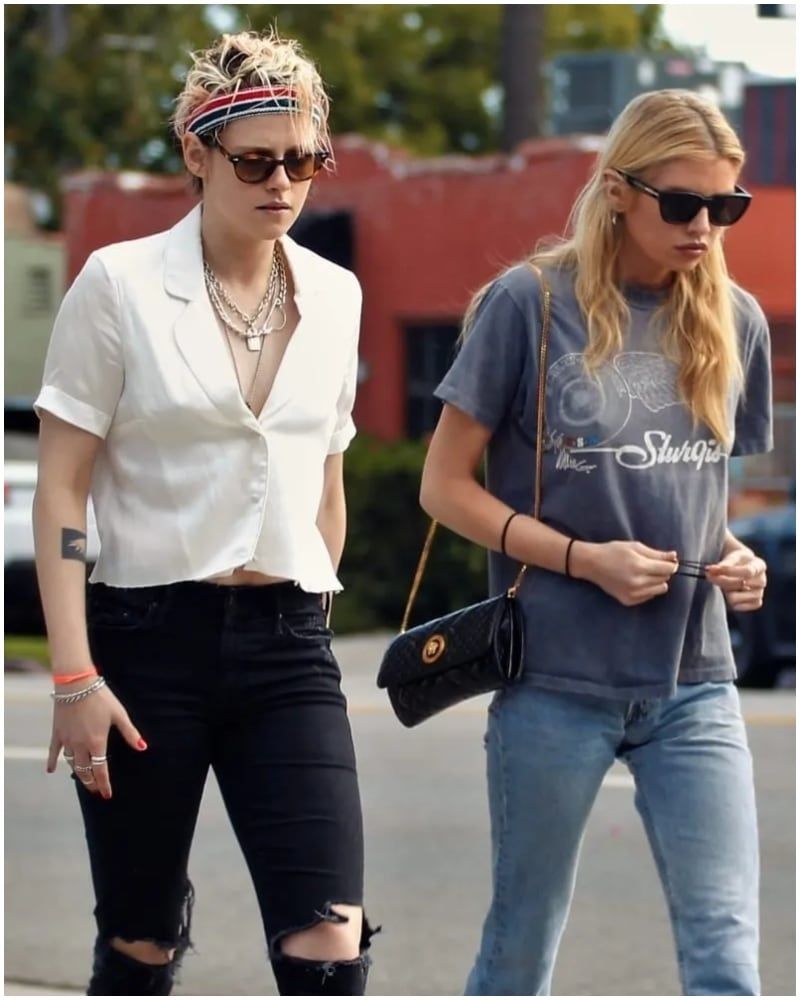 Kristen Stewart and Stella Maxwell