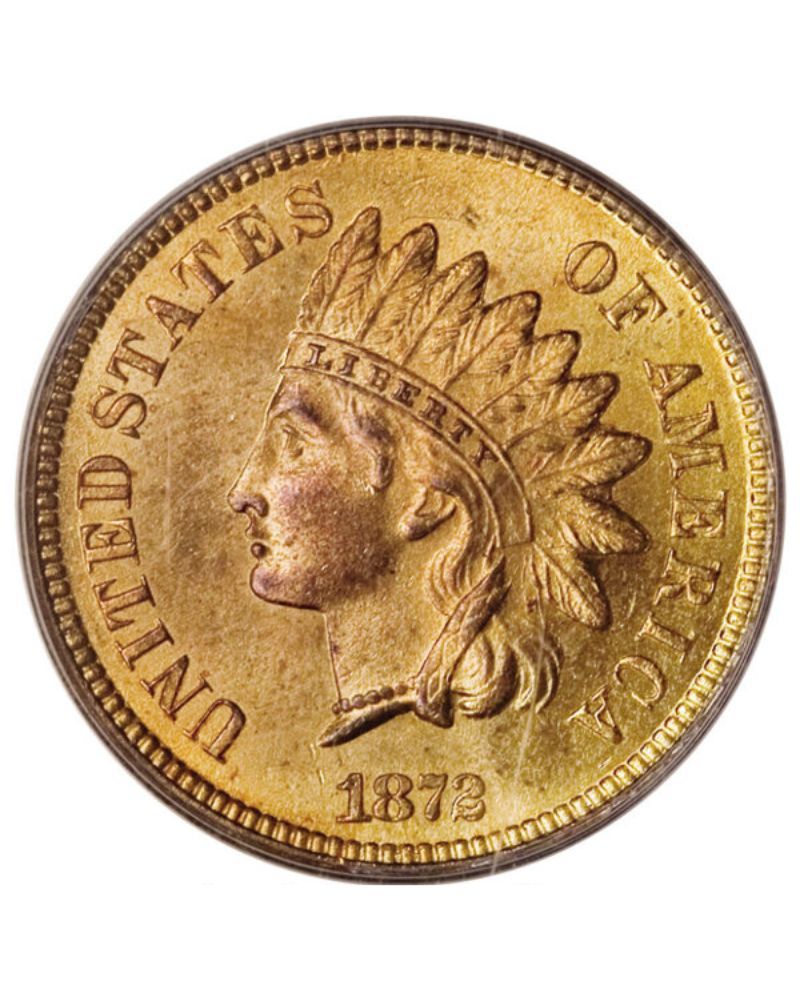 1872 Indian Head Penny – $126,500